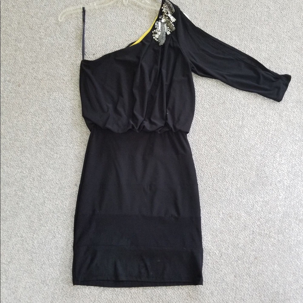 Black cocktail dress